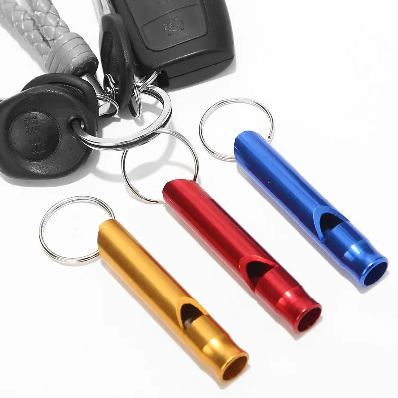 Aluminum survival whistle