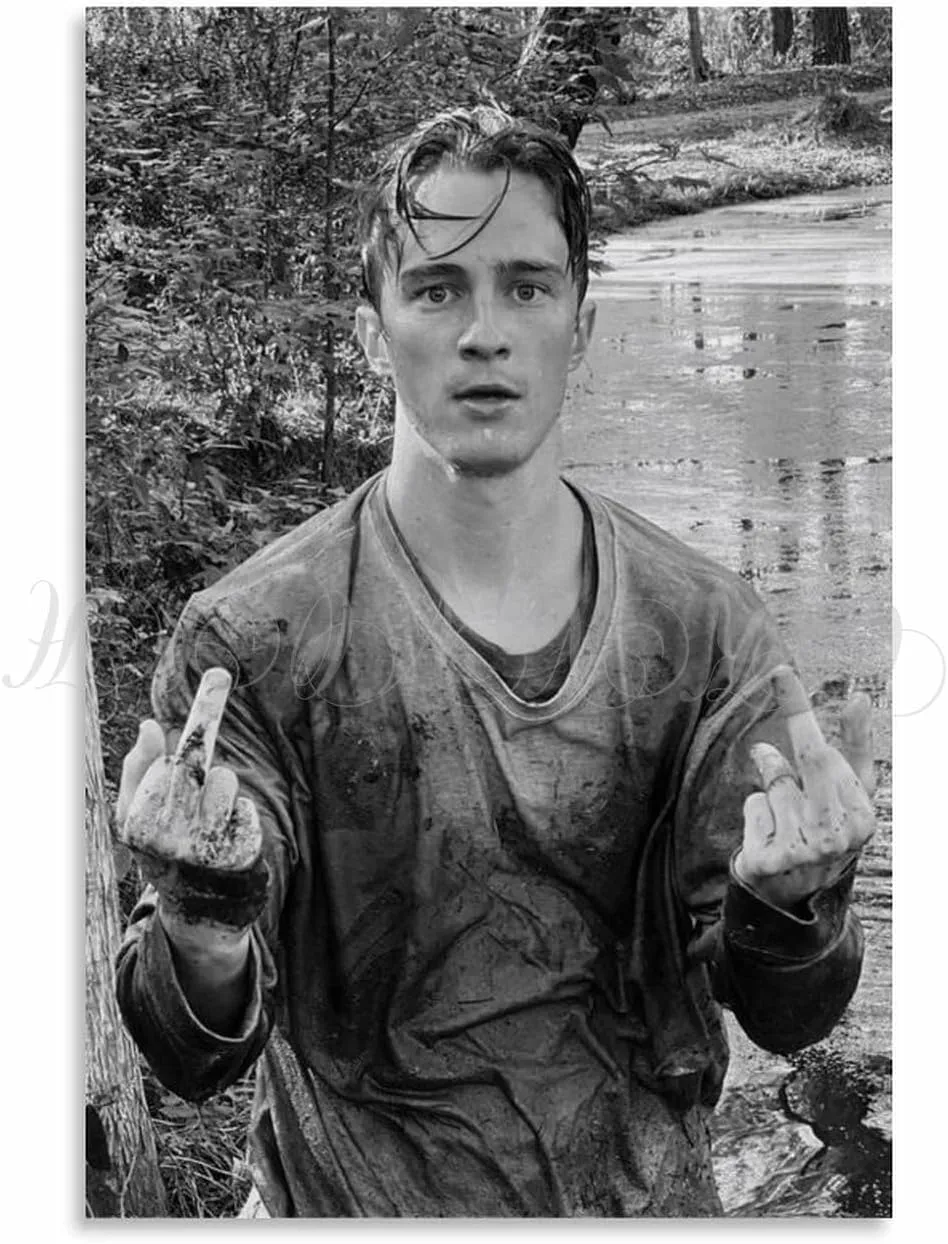American Actor Drew Starkey Poster Character Portrait Art Poster (4) Canvas Painting Posters And Prints Wall Art for Living Room Bedroom Decor 08x12inch(20x30cm) Unframe-style