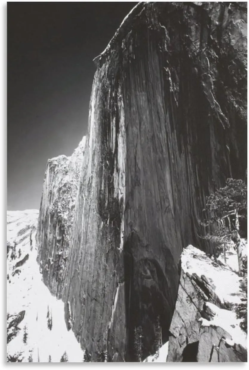 American Landscape Photographer Ansel Adams Poster Canvas Wall Art Posters For Room Aesthetic And Decor 1Canvas Painting Wall Art Poster for Bedroom Living Room Decor20x30inch(50x75cm)