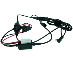 Angled Mini USB Bike Motorcycle Optimate Style Satnav Charger fits Garmin Nuvi (sku 34220)