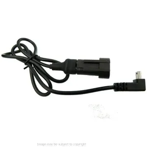 Angled Mini USB Connector for Motorcycle Hardwire & DIN Cable (sku 14345)