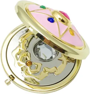 Anime Makeup Compact Mirror, Folded Mirror for Beauty Lovers (A)