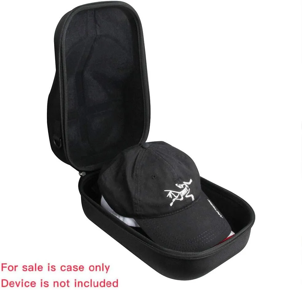 Anleo Baseball Hat Case Travel Cap Carrier Case Holder for 6 Caps Hat Bag