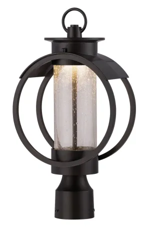 Arbor LED Post Lantern in Burnished Bronze