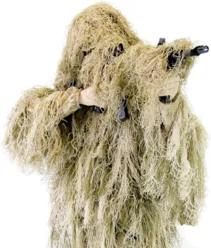 Arcturus Warrior Ghillie Suit - Camouflage Hunting Suit for Men, Military, Hunters, Snipers & Airsoft