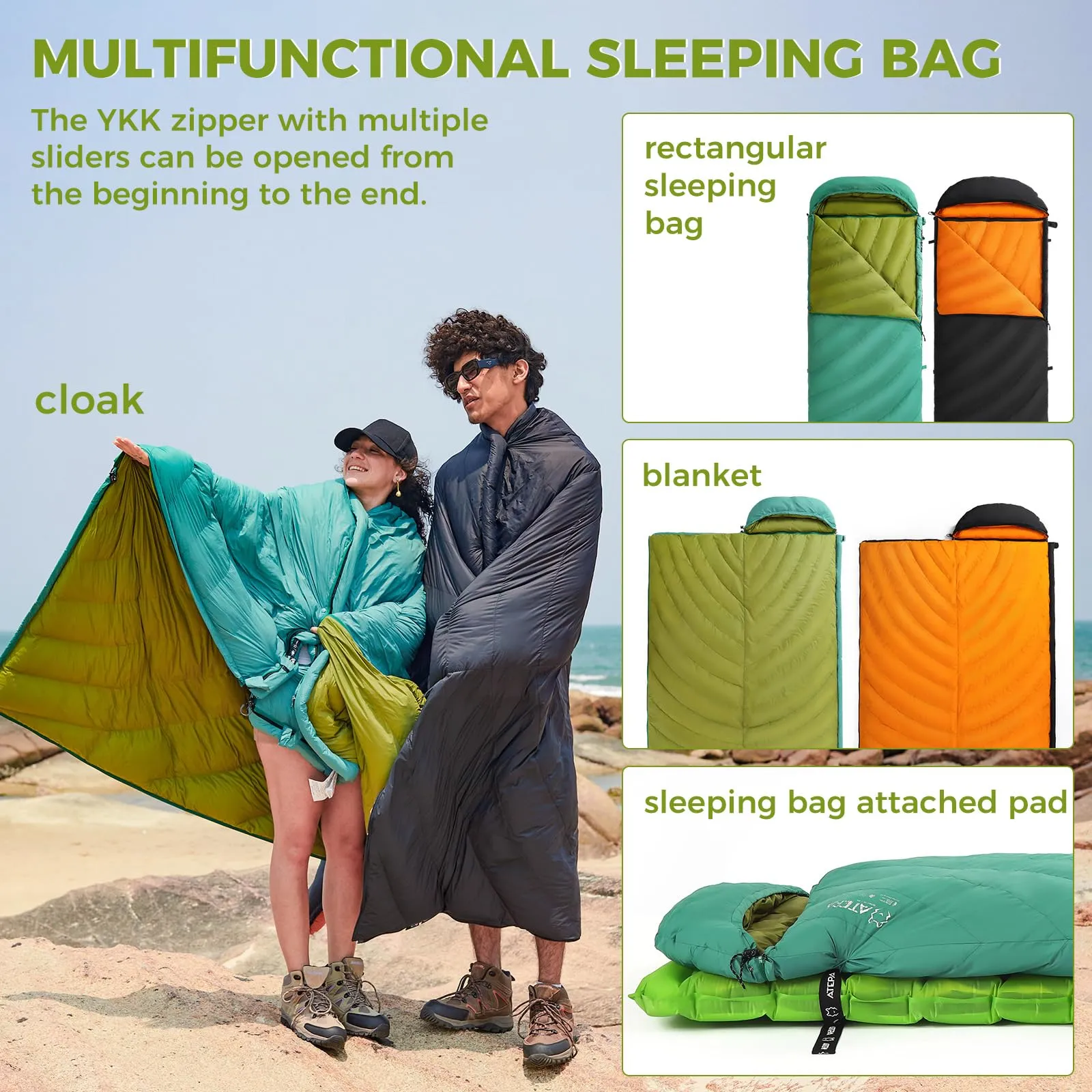 ATEPA Ultralight Coldmaster Down Sleeping Bag