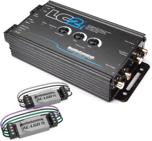 AudioControl LC2i 2 Channel Line Out Converter with Accubass and Subwoofer Control with 1 Pair AudioControl AC-LGD 60 Load generating Device