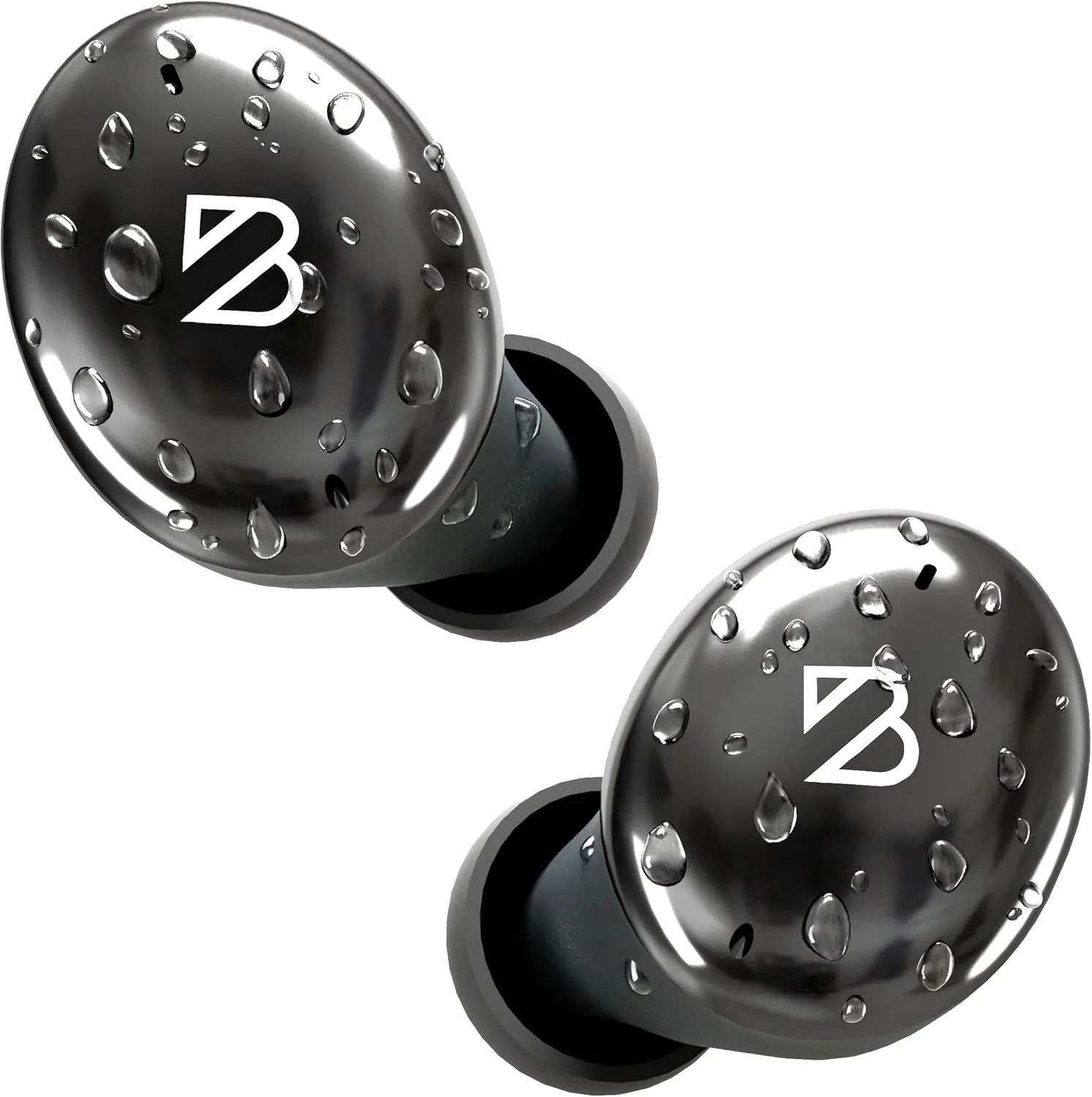 Back Bay Audio Tempo 30 Wireless Earbuds for Small Ears - Award-Winning Sound, Sweatproof Bluetooth Earbuds, Comfortable Ear Buds for Women, Black Earphones Small Ear Canals, Long Battery Headphones