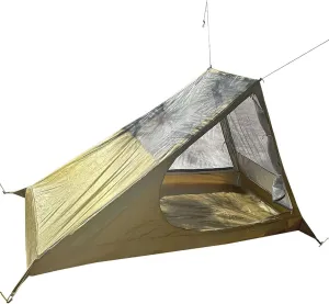Backpacking Tent - 1 Person Tent Backpacking | Portable Lightweight Camping Shelter, Breathable Sleeping Bag, Camp Bedding for Hiking Travel Road Trips Outdoor Picnic Tailgating