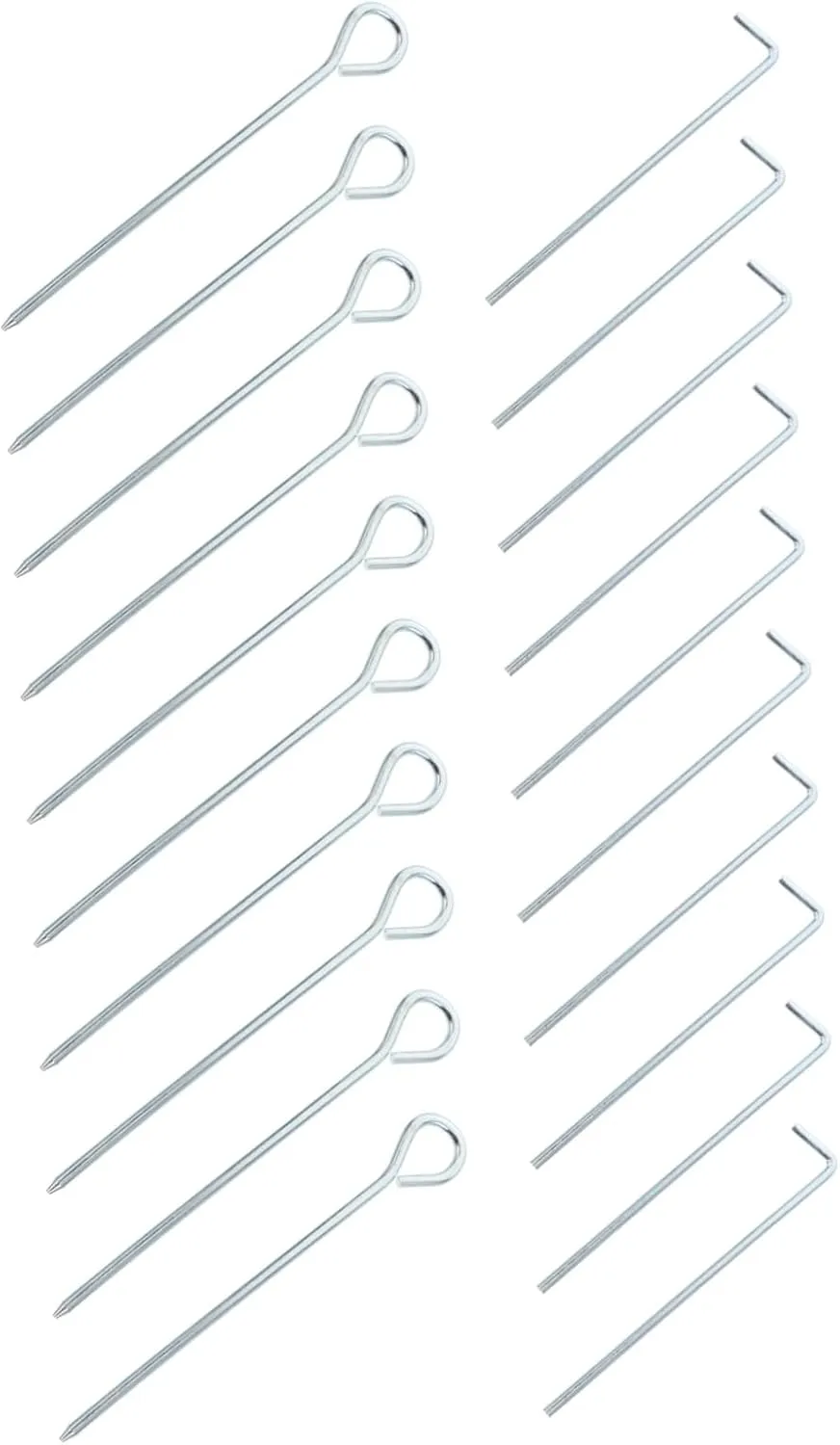 Balacoo Pcs Camping Ground Pegs Tent Stakes Outdoor Decorations Strong Tent Nails for Camping Safety Stakes for Tools