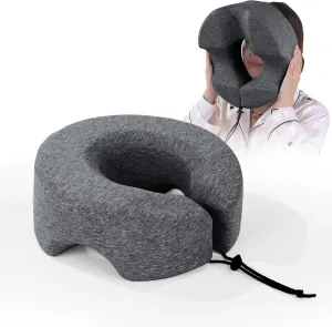 BALAPET Breathable Face Down Pillow, Massage Pillow Face Down After Eye Surgery, Adjustable Memory Foam Stomach Sleeping Pillow for Rest and Recovery(Dark Gray)