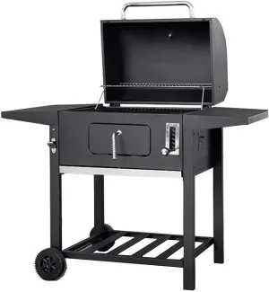 Barbecue Grill Smoker Gourmet Charcoal Grill Indoor/Outdoor Portable BBQ Grill for Picnic Camping Patio Backyard Cooking