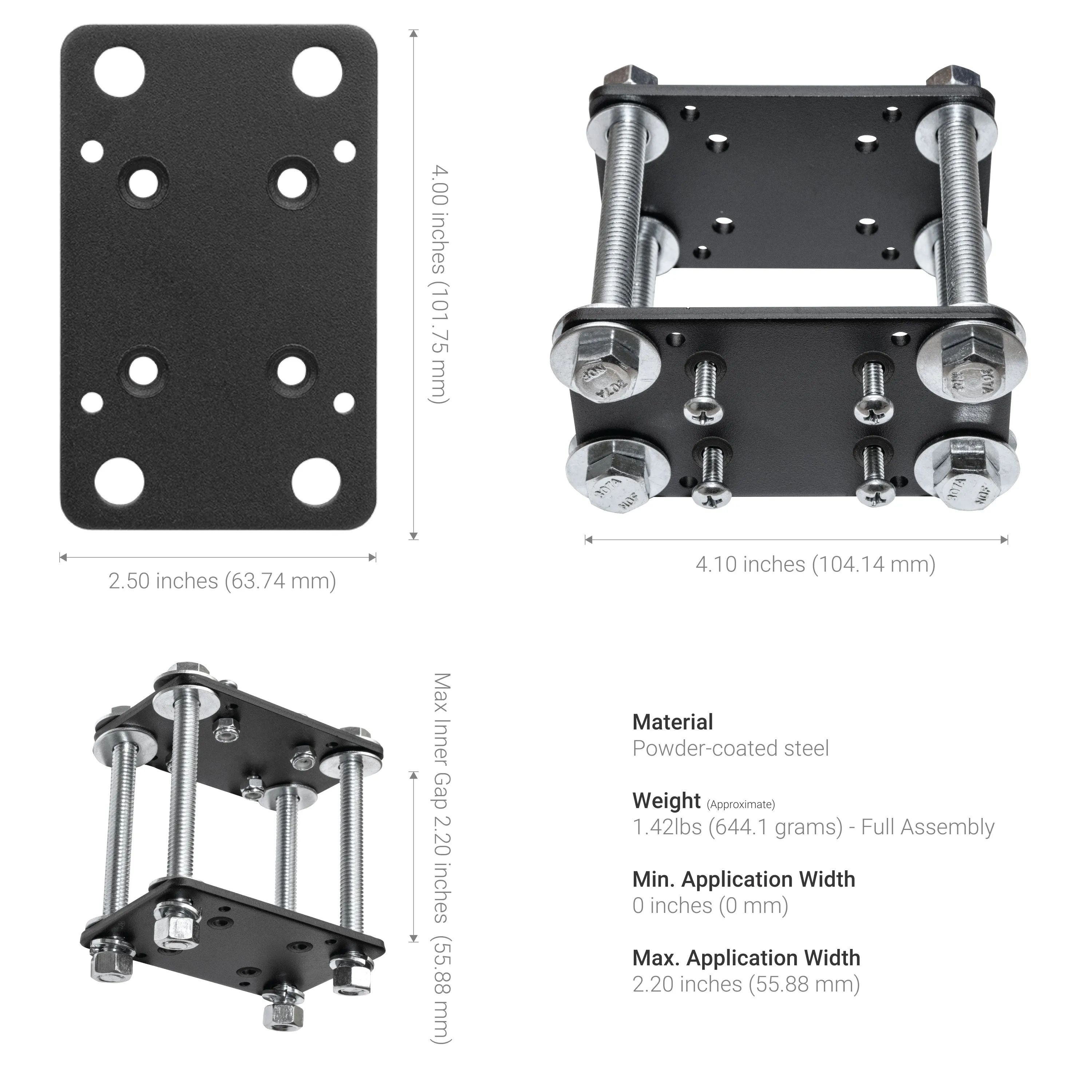 Barcode Scanner Universal Forklift Front Guard Mount