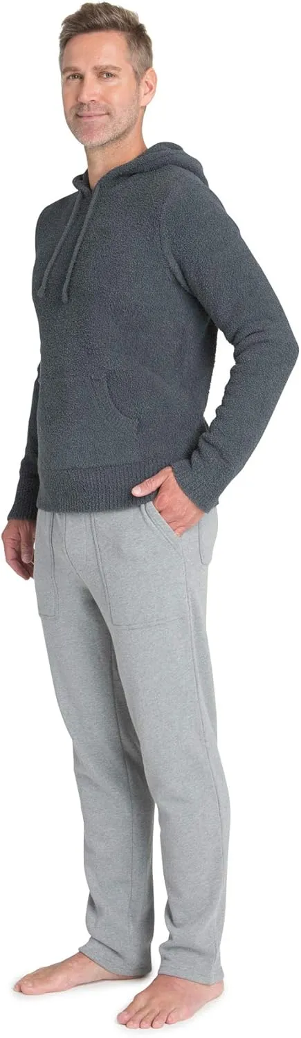 Barefoot Dreams CozyChic Men’s Pullover Hoodie, Light Sweater