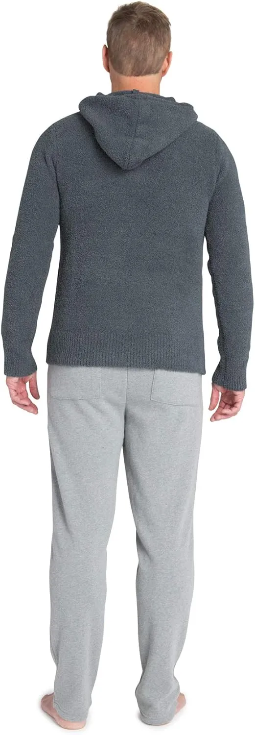 Barefoot Dreams CozyChic Men’s Pullover Hoodie, Light Sweater