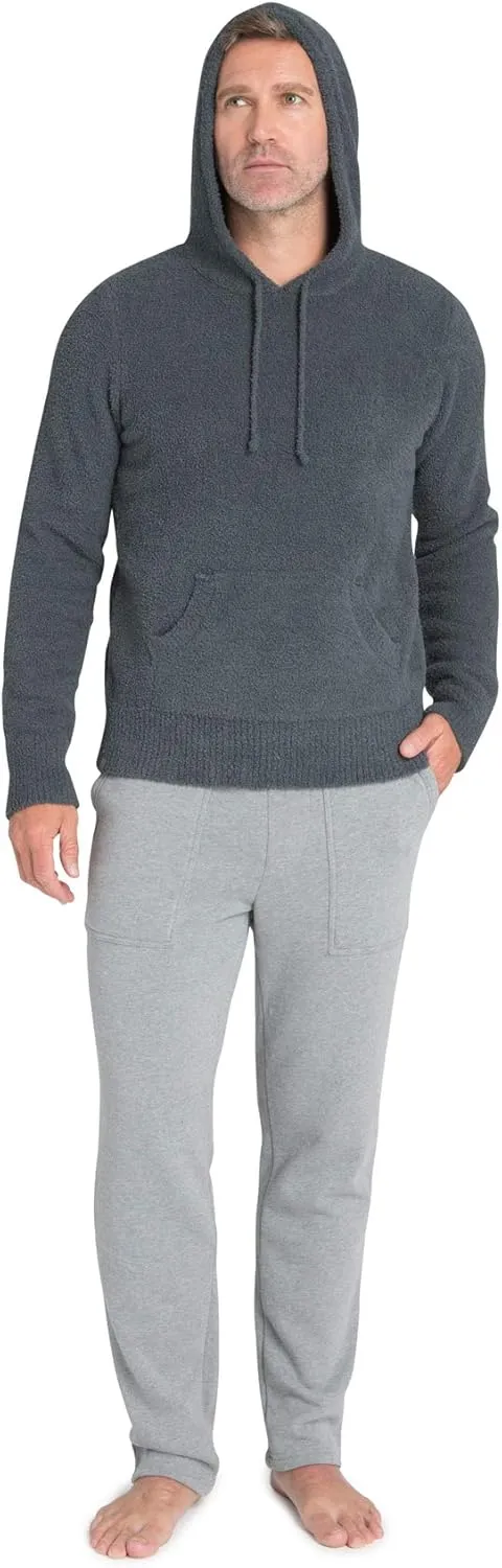 Barefoot Dreams CozyChic Men’s Pullover Hoodie, Light Sweater
