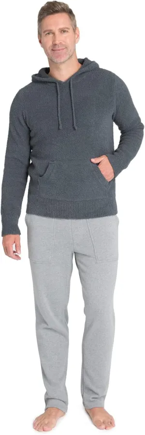 Barefoot Dreams CozyChic Men’s Pullover Hoodie, Light Sweater