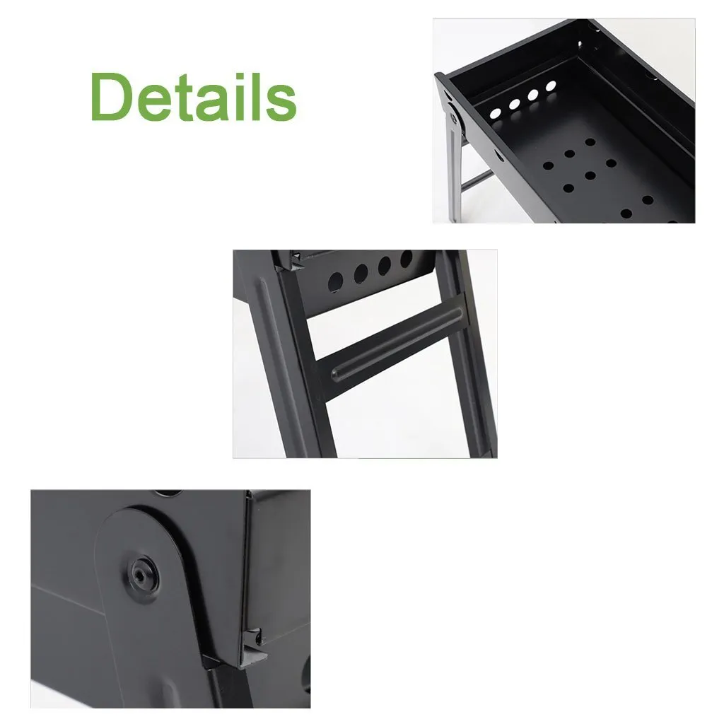 BBQ Charcoal Grill Foldable Portable Camping Hibachi Picnic - Large