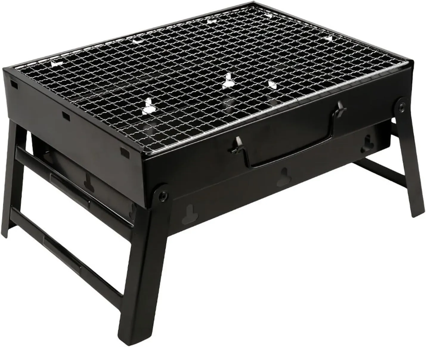 BBQ Grill Charcoal Grills Folding Barbecue Portable Compact Bar Smoking Outdoor Camping