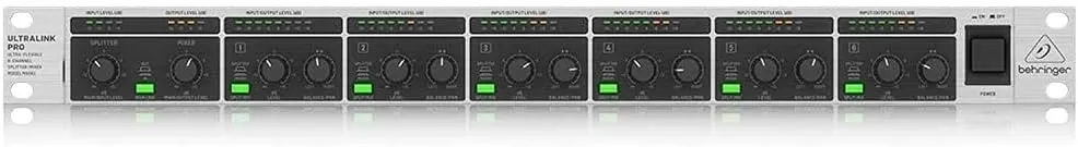 Behringer ULTRALINK PRO MX882 Ultra-Flexible 8 Channel Splitter/Mixer