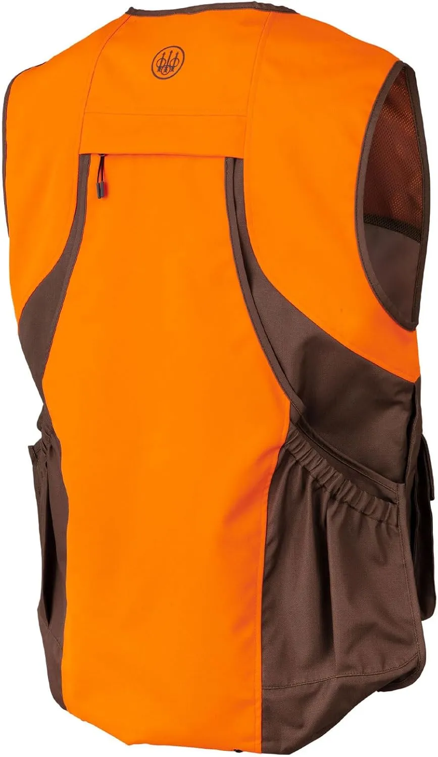 Beretta Men's Command Pro Durable Water-Resistant Front-Load Capable Upland Hunting Vest with Game Bag & Front Cargo Pockets