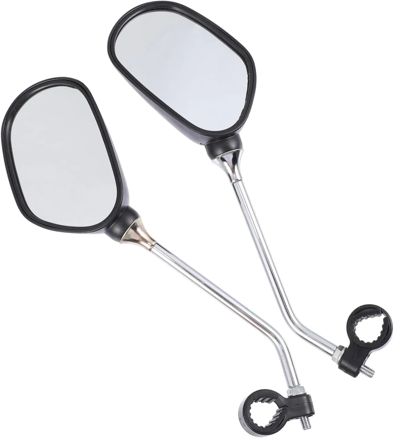 Bike Handlebar Mirror Mountain Bike Mirror Pair for Safe Biking Easy Clip Fit