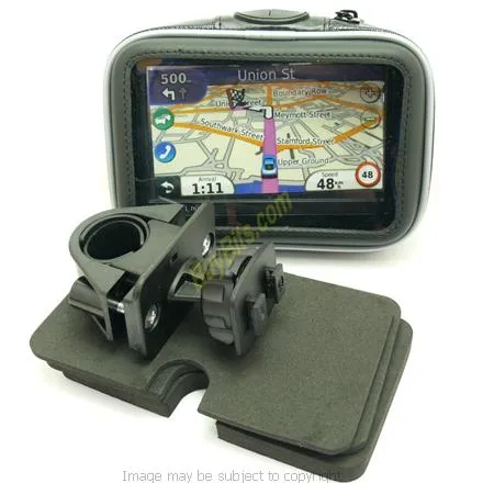 Bike Mount & Waterproof Protective Case for Motorcycle, Motorbike or Bicycle Handlebars fits Garmin Nuvi 610T (SKU 9530)