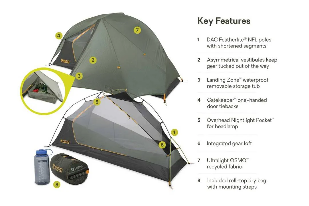 Bikepack OSMO™ Backpacking Tent 2P