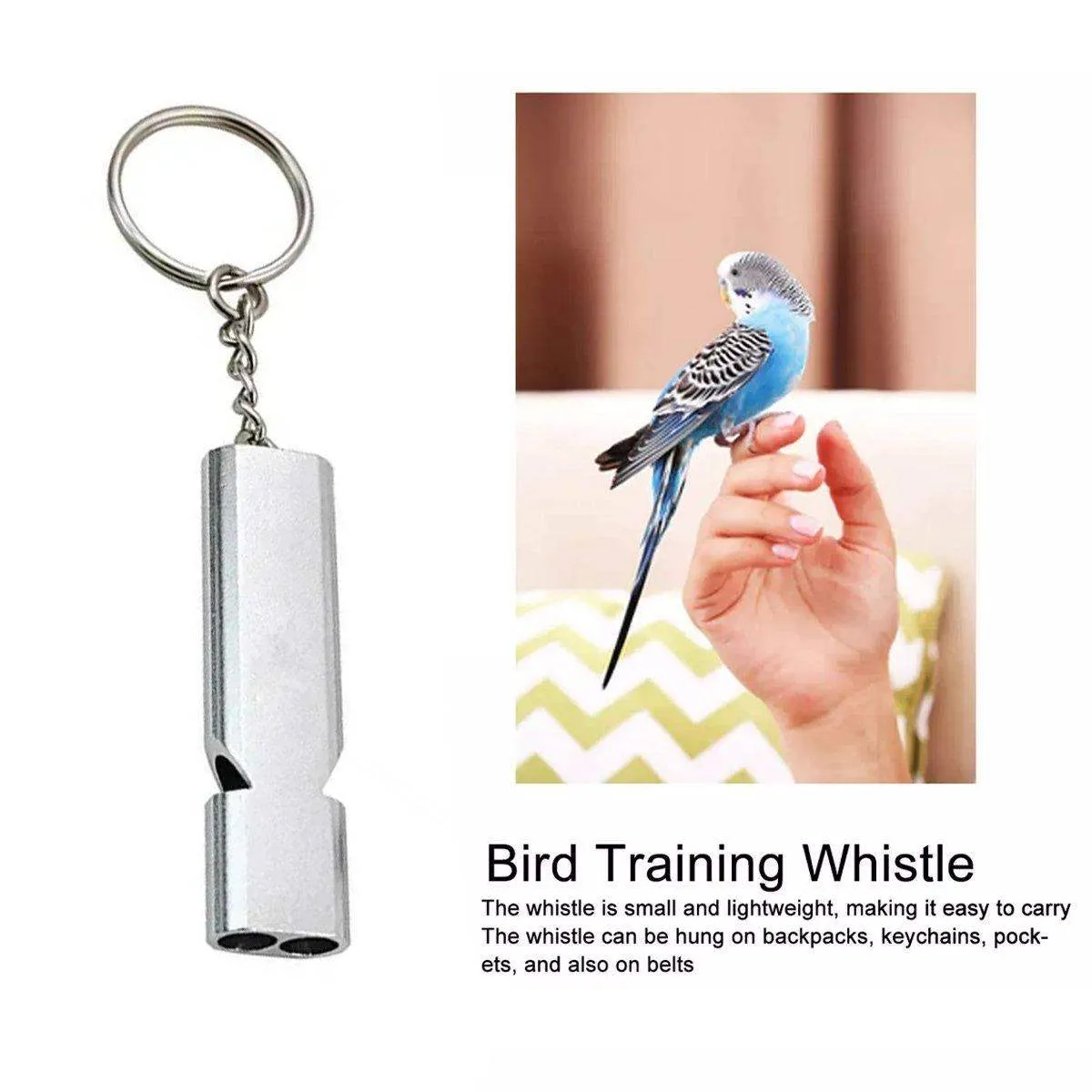 Bird Training Whistle Pet Bird Equipment Tease Lead Whistle for Pet Birds Parrot