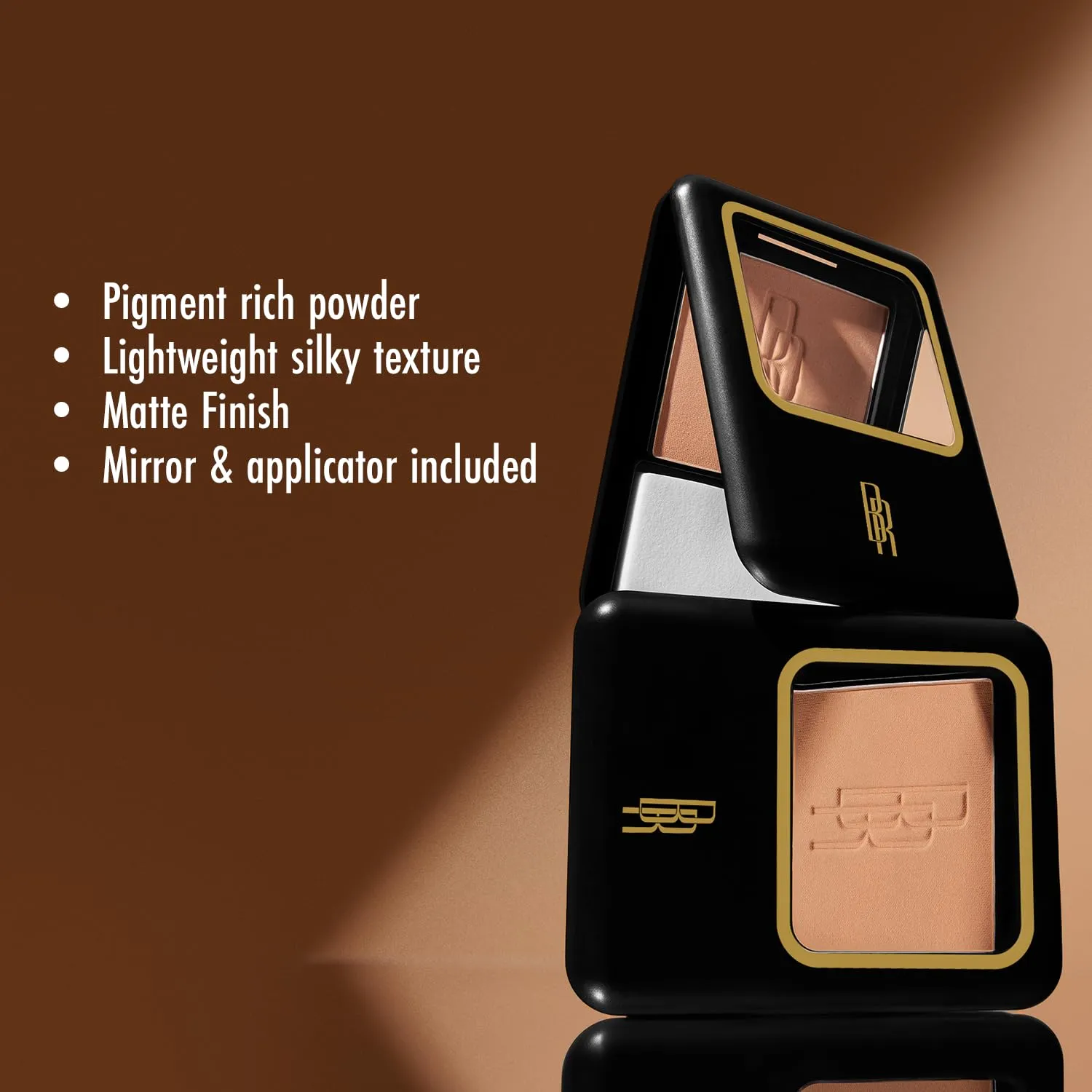 Black Radiance Pressed Powder, Creamy Beige #8604A (Pack of 4)