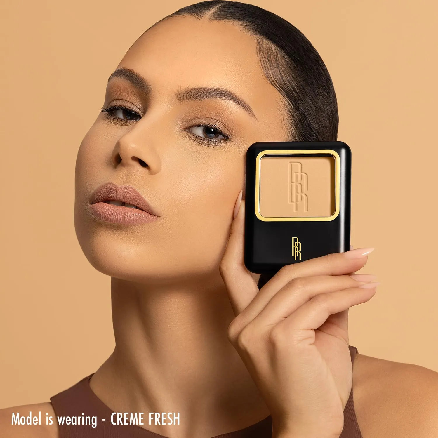 Black Radiance Pressed Powder, Creamy Beige #8604A (Pack of 4)