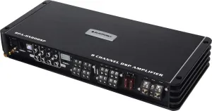 BLAUPUNKT BPA-HX80DSP 8 Channel Class D DSP Amplifier Car Audio Receiver System - Features Robust Power Output of C-Series Amplifiers