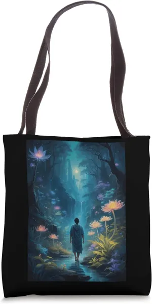 Blooming Nature Path Tote Bag