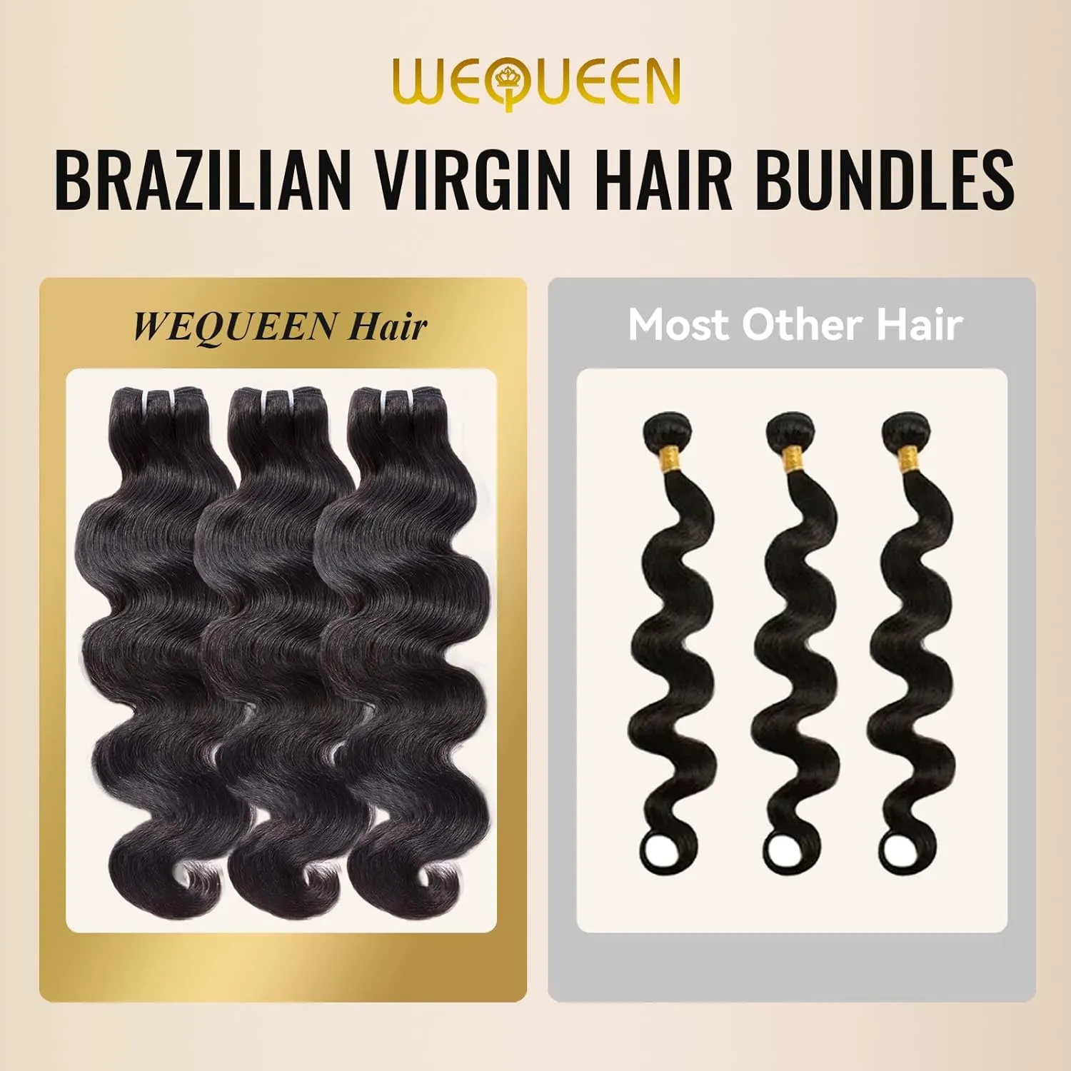 Body Wave Bundles Human Hair 16A Brazilian Virgin Hair Bundles 18 20 22 Inch Thick Weave Natural Black
