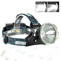 BORUIT Powerful B10 XM-L2 LED Headlight Micro USB Charge 18650 Battery Headlight 4-Mode Head Torch Camping Hunting Flashlight