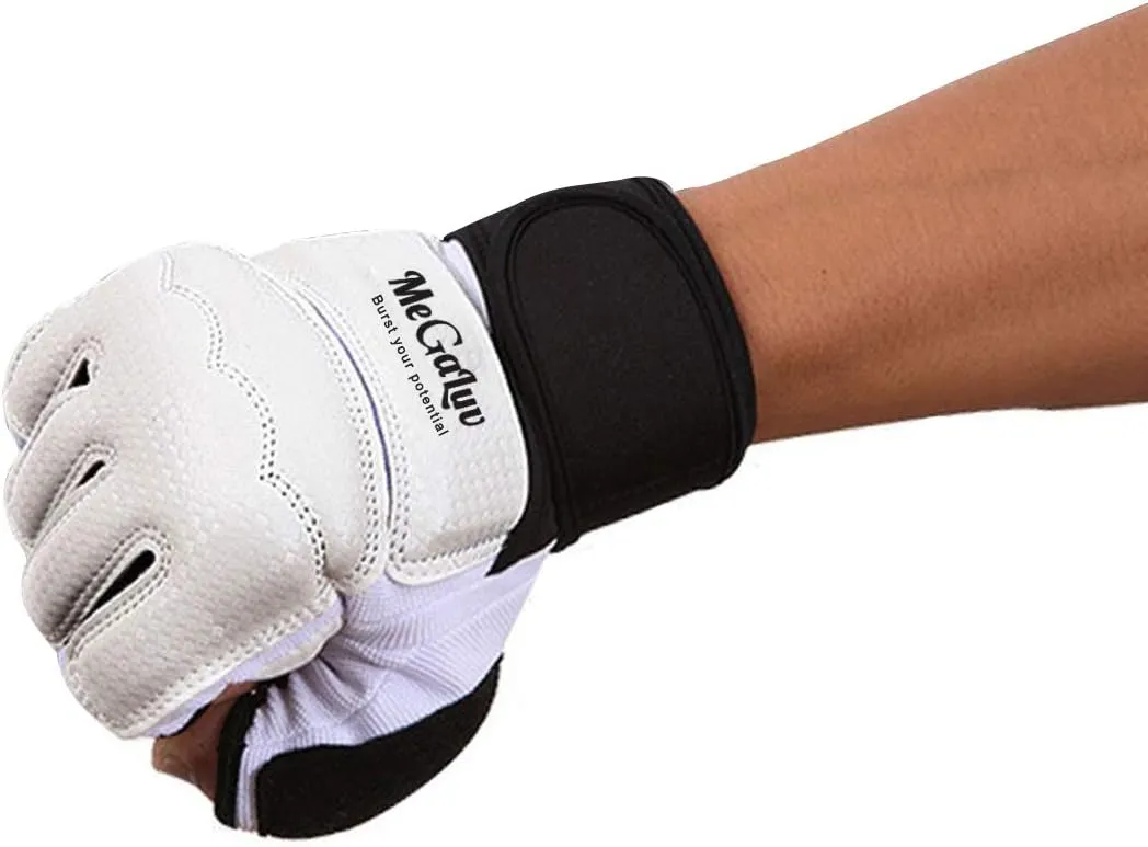 Boxing Gloves Men Gloves Kickboxing Gloves Punching Bag Gloves Karate Gloves Half Finger Kickboxing Gloves Taekwondo Sparring Glove Hand Wraps for Boxing Gloves Women for Kids Muay Thai