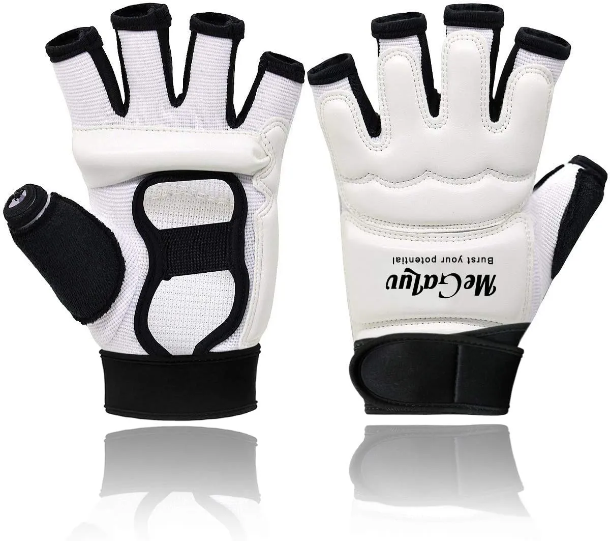 Boxing Gloves Men Gloves Kickboxing Gloves Punching Bag Gloves Karate Gloves Half Finger Kickboxing Gloves Taekwondo Sparring Glove Hand Wraps for Boxing Gloves Women for Kids Muay Thai