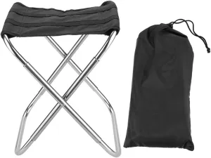 Camping Folding Chair,Portable Aluminum Alloy Folding Chair Stool Foot Rest Stool with Storage Bag for Outdoor Camping Picnic Fishing