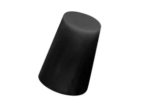 Caplugs BN102 BN-SH Series – Tapered Masking Plug, 1000/Bag, Black Neoprene, Max ID 0.250" x Min ID 0.125" Thread Protection, Secure Seal, Painting, Plating, Anodizing, Finishing (SH-20012)