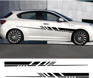 Car Side Door Stickers Sport Stripe Vinyl Decor Dcals Auto Tuning Accessories, for Audi, for B=MW, for Ford, for Kia, for V=W, for Suzuki, for Subaru, for Nissan