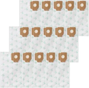 CF Clean Fairy Vacuum Cleaner Bag Compatible With Karcher Tornado CV30/1 CV38/1 CV48/2 NSS Pacer 112-115UE Micro Synthetic Cloth Filter Bag (Pack of 15)