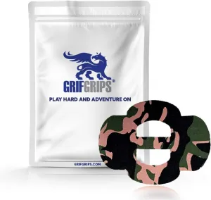 CGM Covers Adhesive Patches - Omnistrap Wrap Sports Grip CGM Overpatch Sensor Cover Waterproof Adhesive Tape CGM Patch for Omipod - Pre-Cut Design Pack of 15 (Camo)