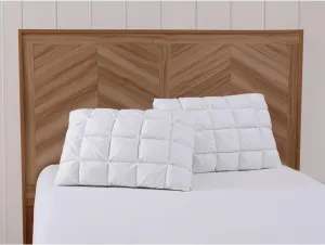 Charisma Luxe Down Alternative Gel Filled Chamber 2-Pack Pillow Standard Size White