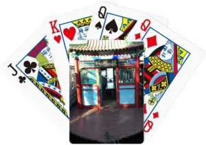 China Style Photography Scenery Boat Fishing Poker Playing Card Tabletop Board Game