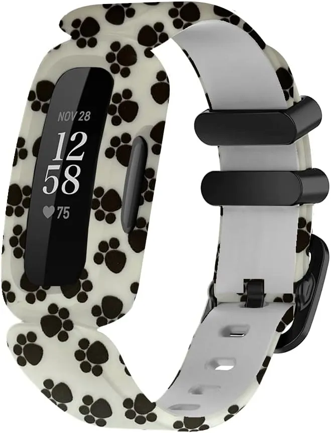 Chofit Bands Compatible with Fitbit Ace 3,Soft Silicone Waterproof Bracelet Accessories Sports Watch Strap Wristbands Replacement for Fitbit Ace 3 (Pattern)