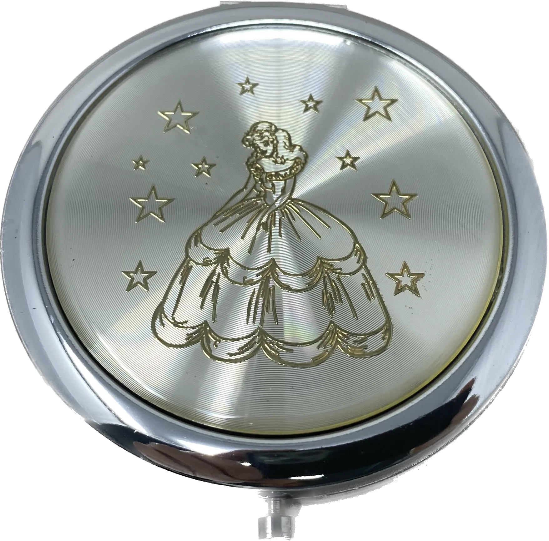 Compact Mirror Favors - Quinceanera Design (12 Pcs)