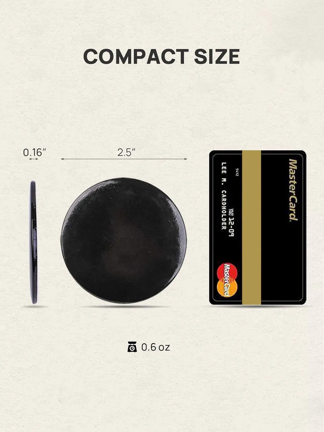 Compact Small Makeup Mirror Bulk, Mini Travel Pocket Mirror for Purse Women Pack of 36 Pcs(Round, Black)