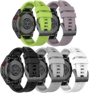 Compatible for Garmin Fenix 7S, 20mm Width Silicone Strap WatchBand Replacement for Garmin fenix 7S/Fenix 7S Pro/Fenix 6S/Fenix 6S Pro/Fenix 5S/Fenix 5S plus/Instinct 2S/D2 delta S Smartwatches