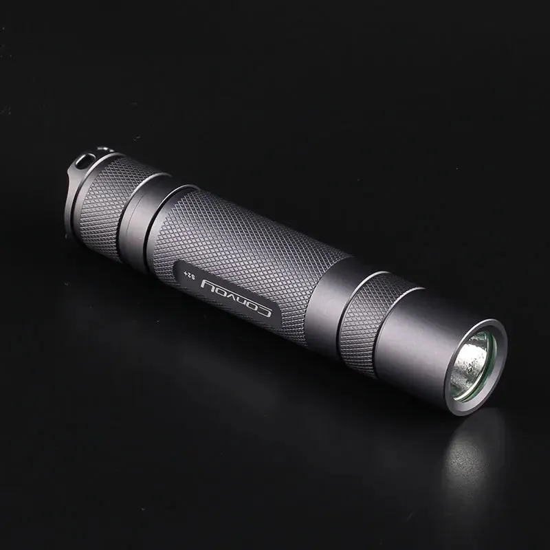 Convoy S2  Gray  XML2 U2-1A EDC LED Flashlight,torch,lantern,lanterna bike ,self defense,camping light, lamp,for bicycle