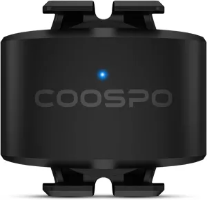COOSPO Bike Cadence Speed Sensor BK9,Bluetooth 5.0 ANT  Cycling Cadence Bicycle RPM Sensor,IP67 Waterproof & 300H Battery, Compatible with Rouvy/Peloton/Wahoo APP/GPS Bike Computers